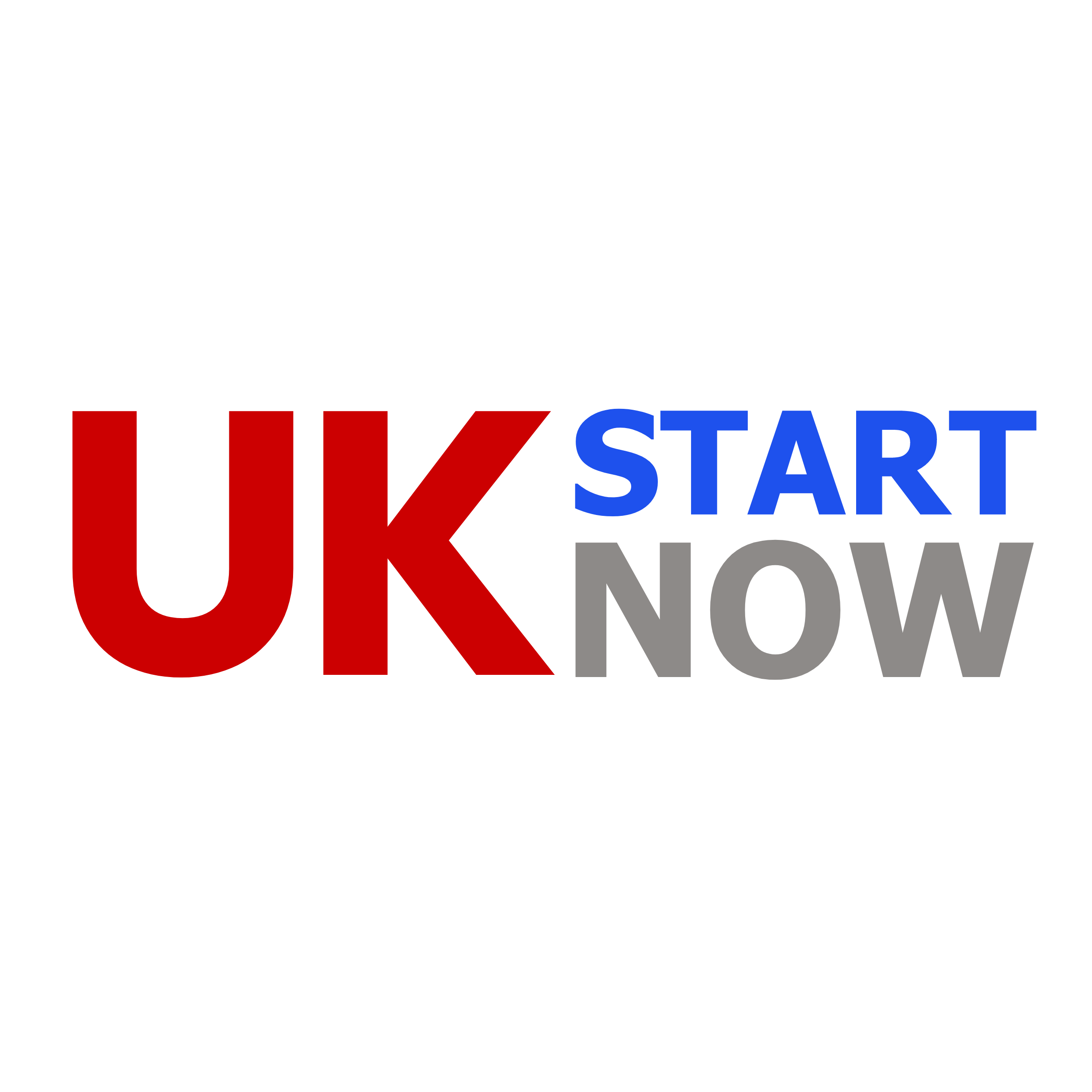 The landscape version of the official UK Start Now logo.